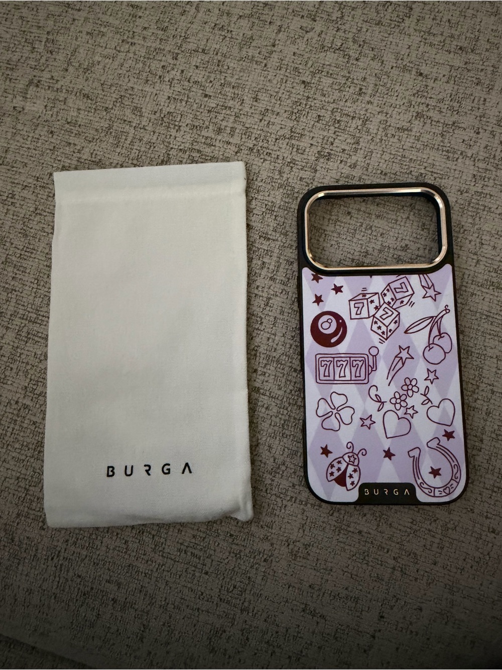 BURGA iPhone 17 Pro Max Case (Manifesting)